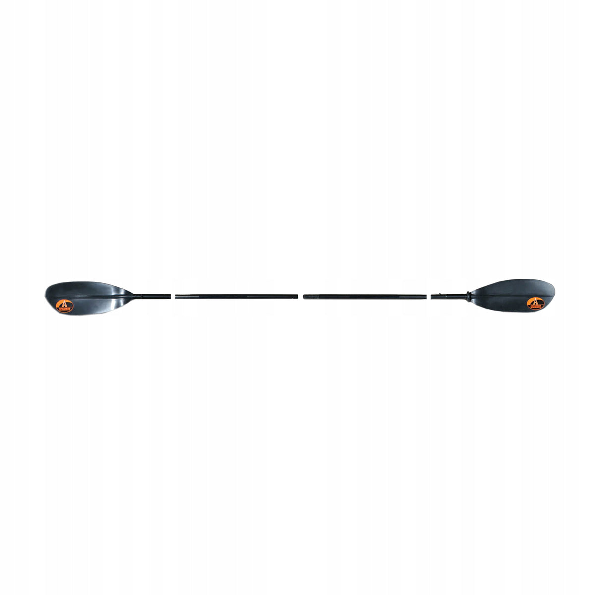 4-Piece Advanced Elements Compact Touring Black Canoe Paddle 231 cm