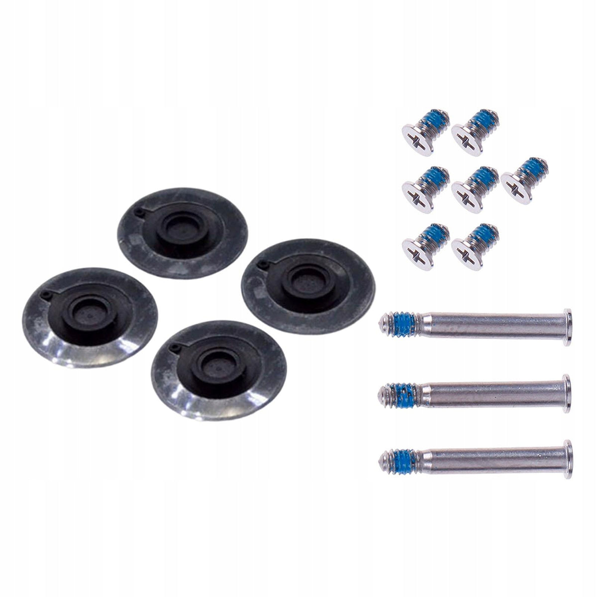 4 Pieces Bottom Rubber Feet with Screws Kit Non Slip Sticky Repair for