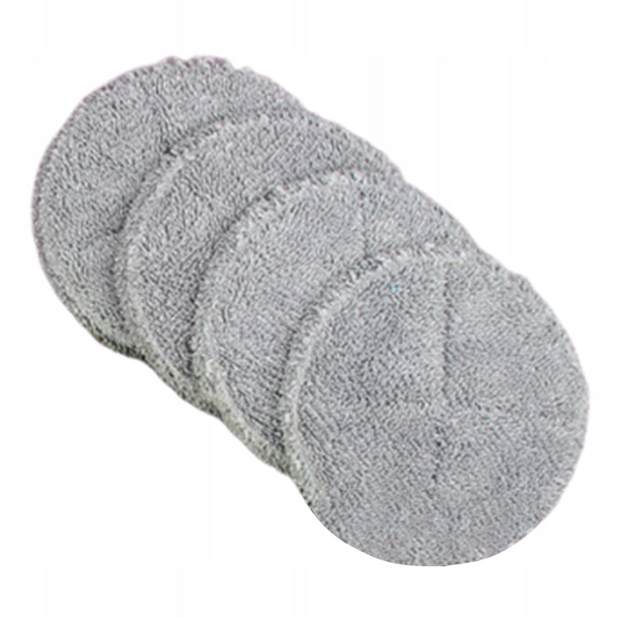 4 Pieces Replacement Mop Head Cartridges Round Shape for Cleaning Under