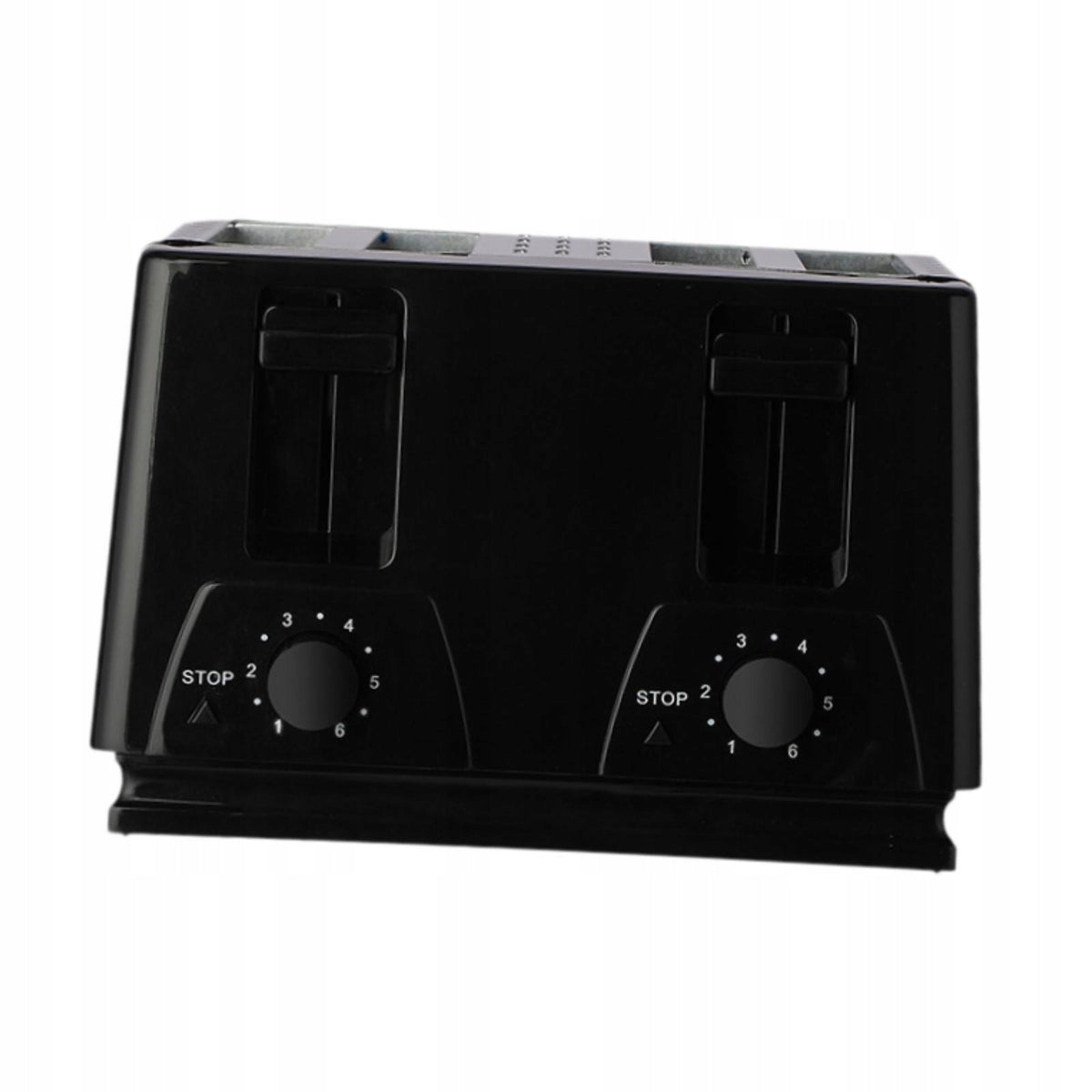 4 Slices Counter Toaster Convenient Multifunction with 2 Control Panels