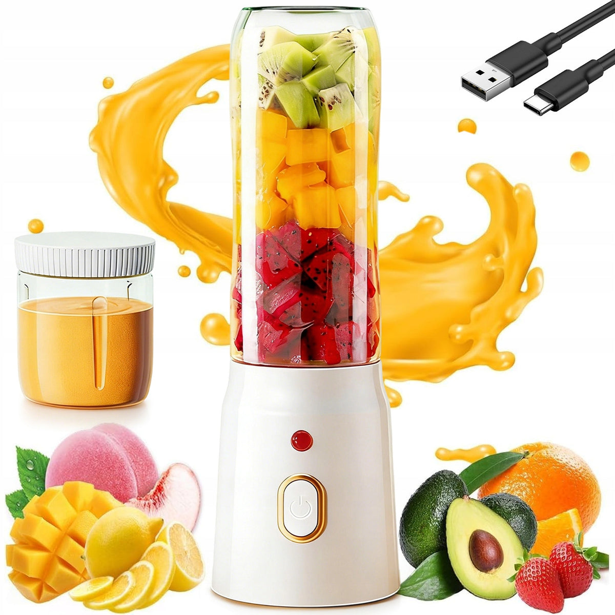 450 ML ELECTRIC MIXER WITH SAFE PROTECTION SYSTEM FOR SHAKES