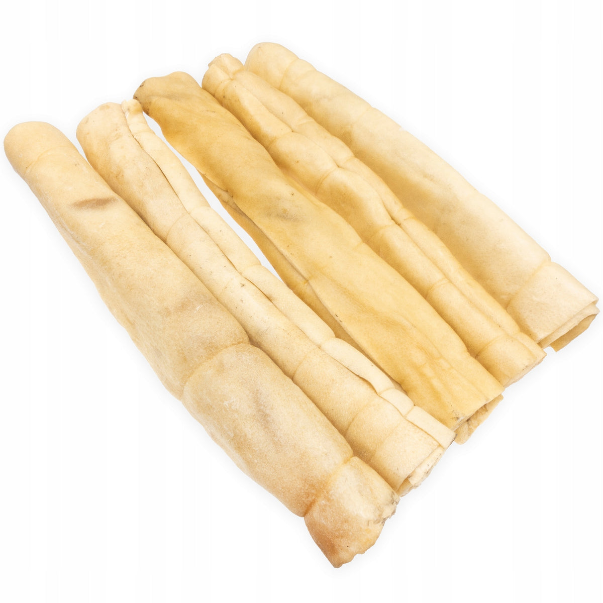4DOGS Dried Lambskin Dog Teether Roll 30cm 5 pcs.