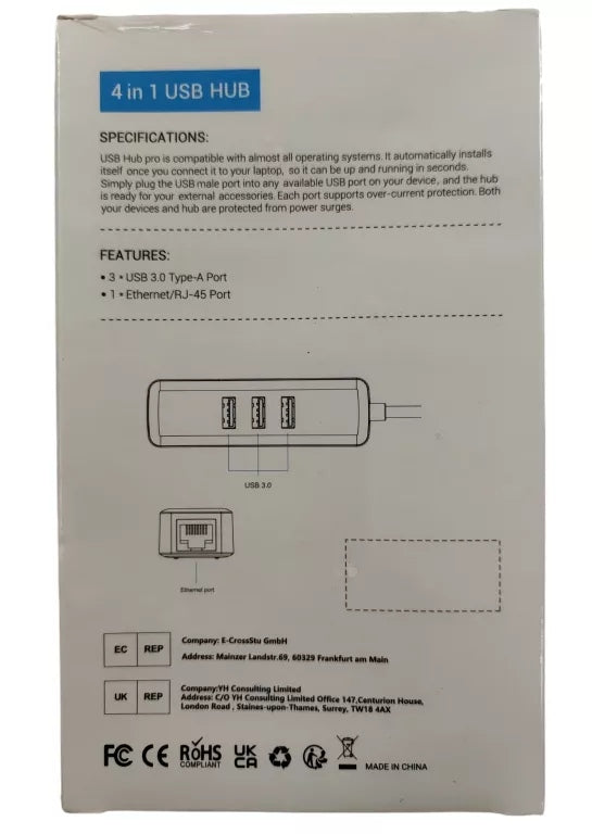 4IN1 USB HUB 4IN1 USB HUB Manufacturer code 4USB
