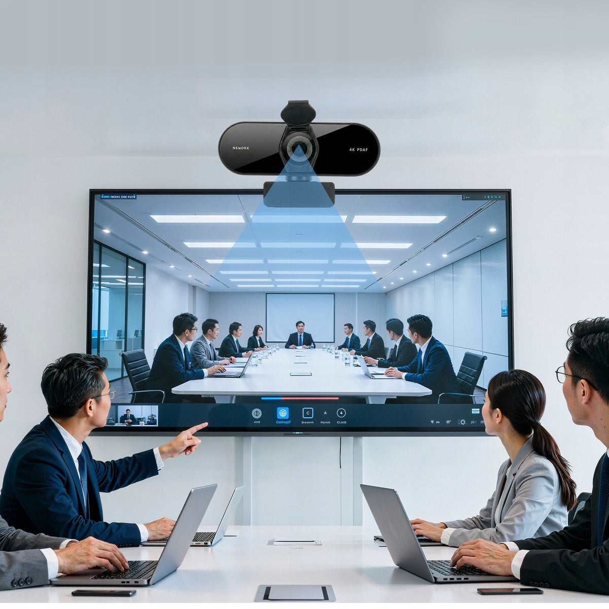 4K AUTOFOCUS WEBCAM 2 MICROPHONES NOISE REDUCTION FOR STREAMING Packaging status original