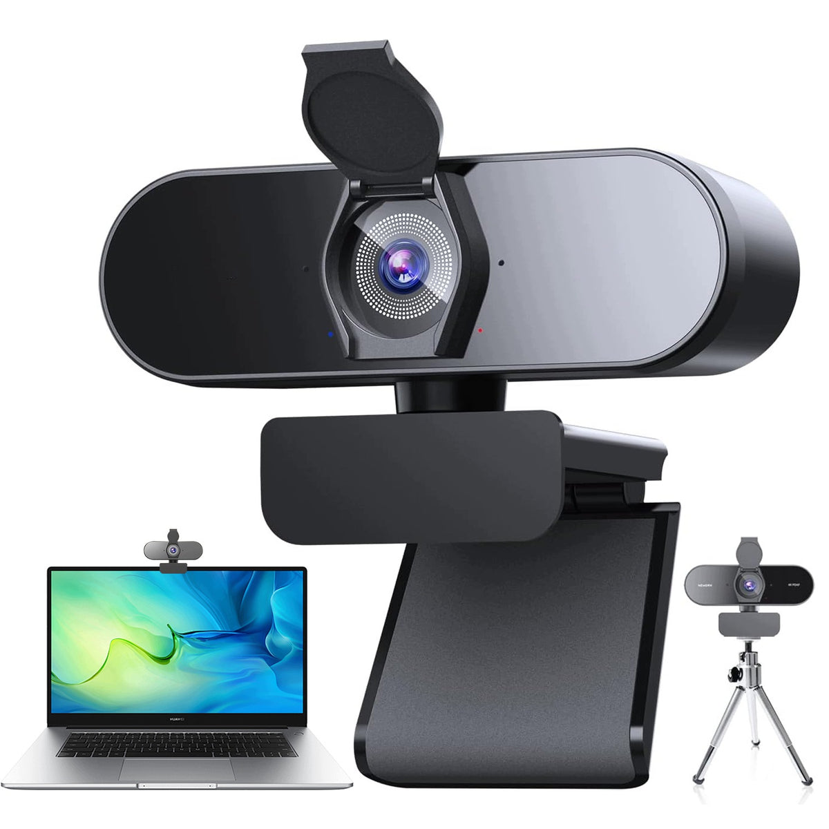 4K USB WEBCAM WITH PDAF CDAF AUTOFOCUS MICROPHONES FOR STREAMING