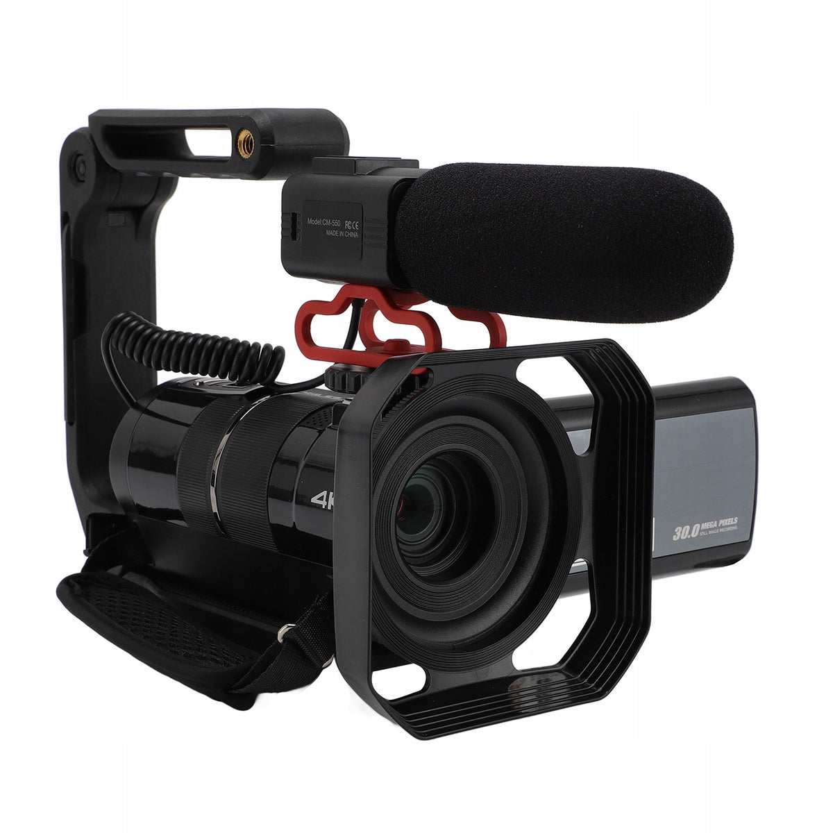 4K Video Camera With 3,5 Inch IPS R5 Touch Screen