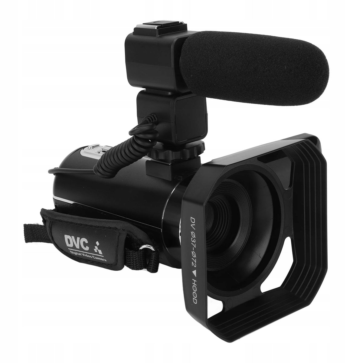 4K Video Camera with Remote Control Microphone Lens Cover Digital Camera with 8G