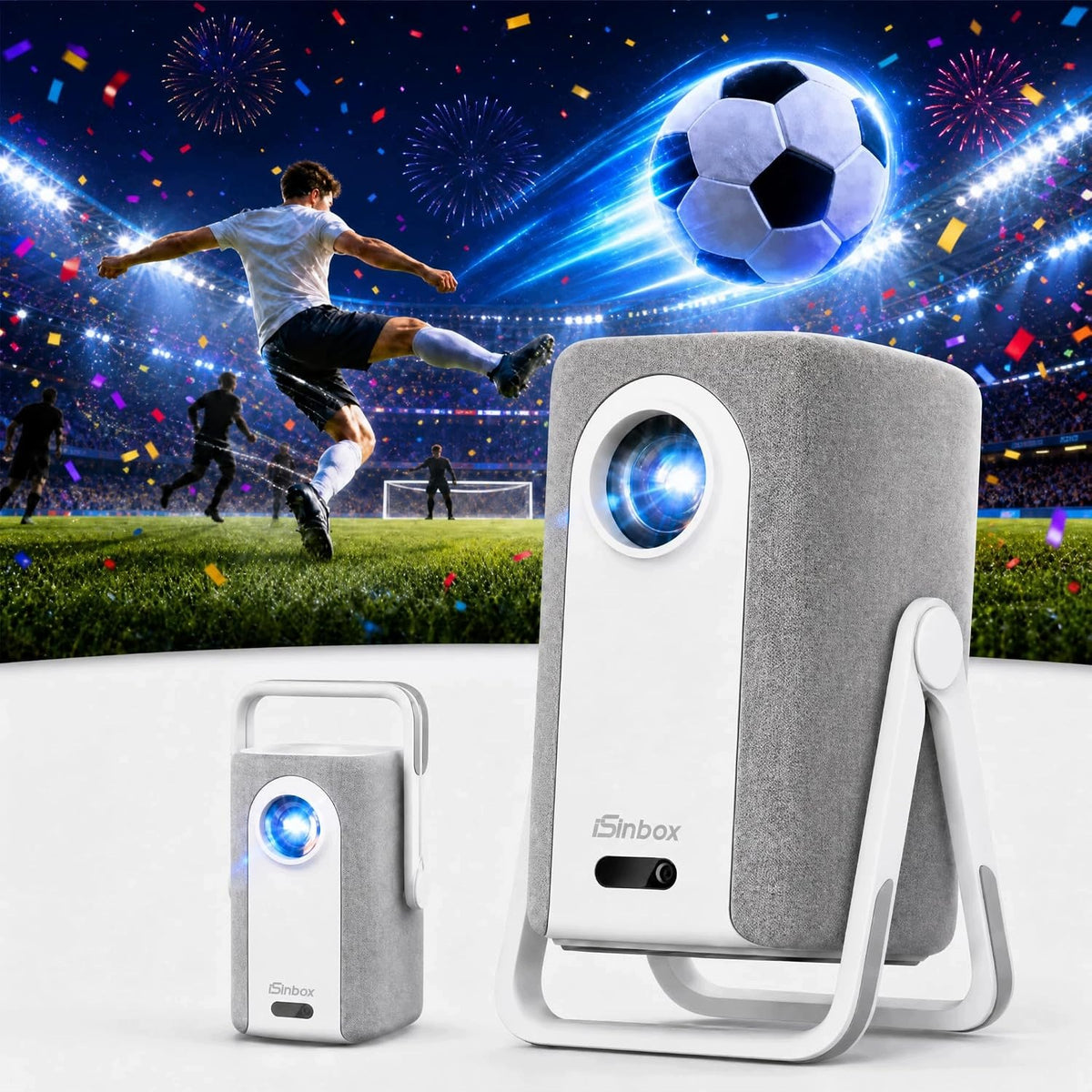 4K WiFi Bluetooth autofocus Projector- Netflix YouTube PrimeVideo & Dolby