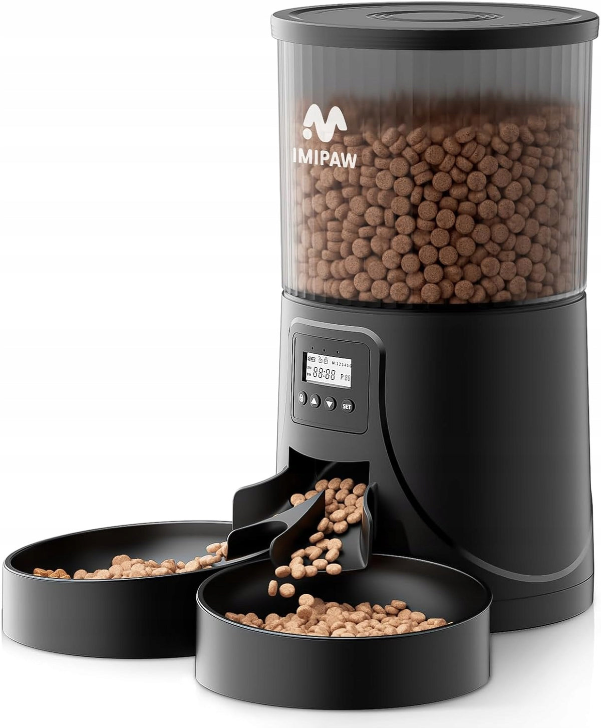 4L DOUBLE BOWL FOOD DISPENSER