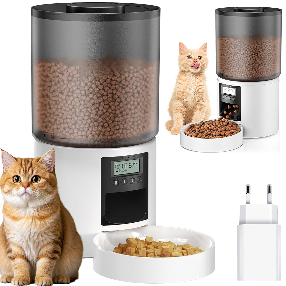 4L FEEDER BOWL AUTOMATIC SMART FEEDER FOR DOGS AND CATS TIMER