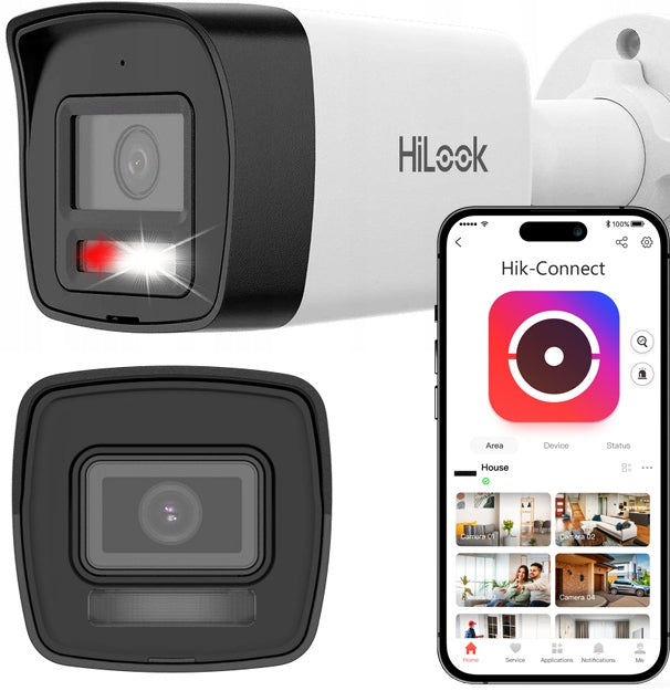 4MP PoE IP Camera Hikvision HiLook IPC-B140HA-LUC External Application