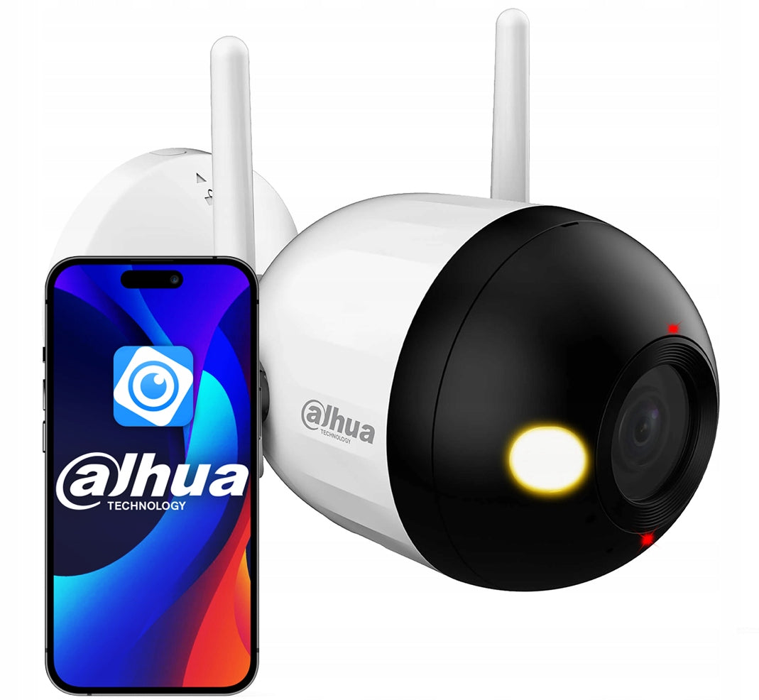 4MPx WiFi Camera Outdoor DAHUA F4C-PV 2.8mm Active Audio Deterrence Packaging status original