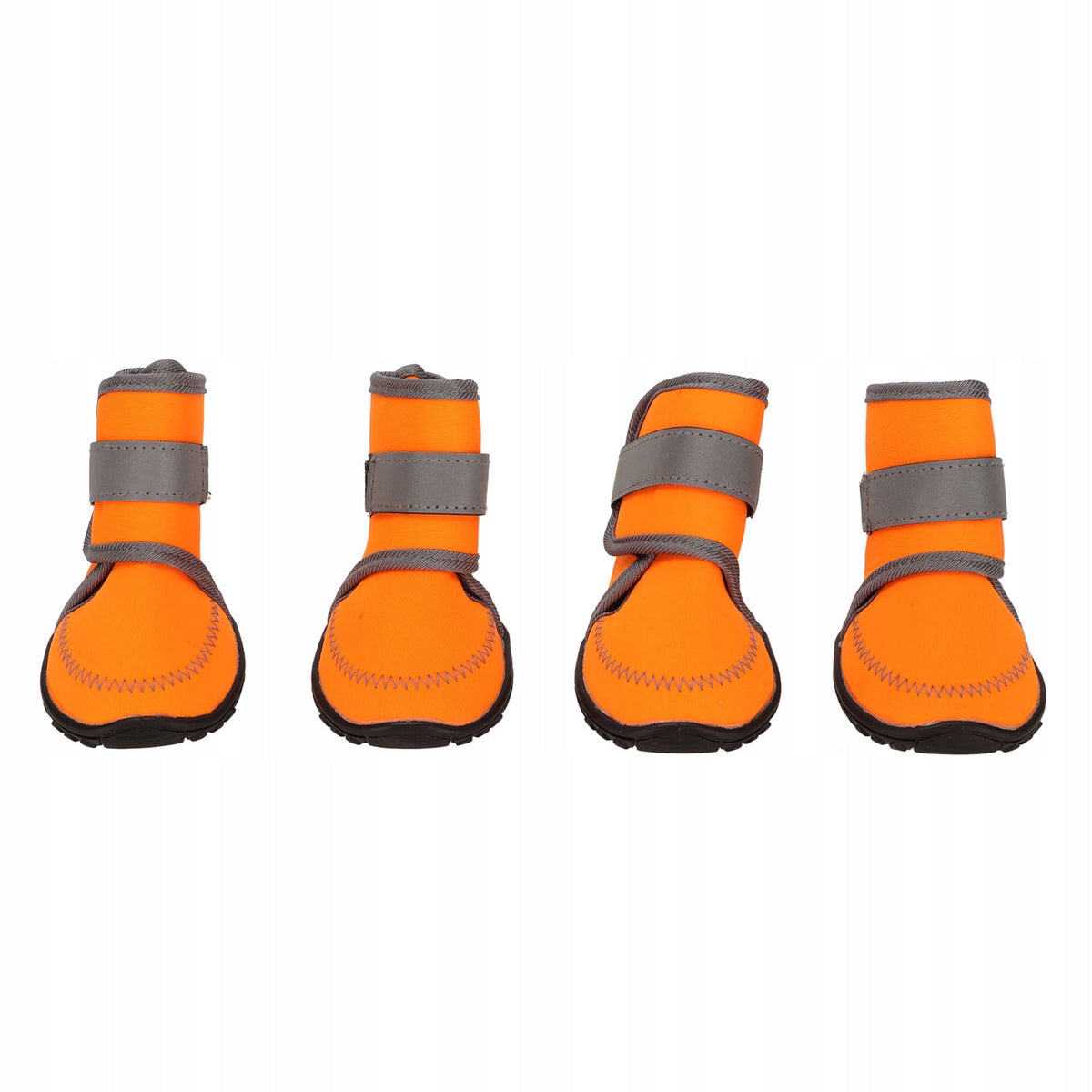 4PCS Dog Boots Soft Rubber Waterproof Pen Paw Protector with S6