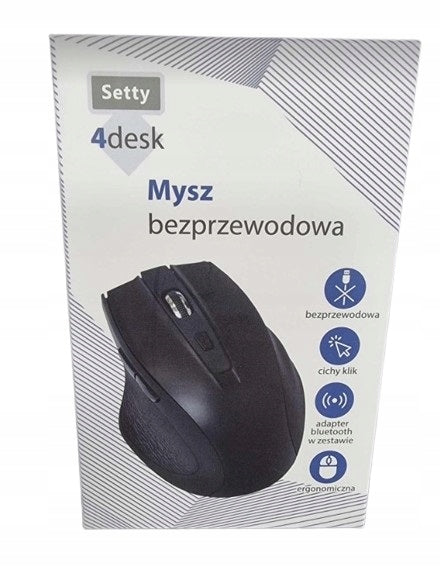 4desk Setty wireless mouse quiet ergonomic