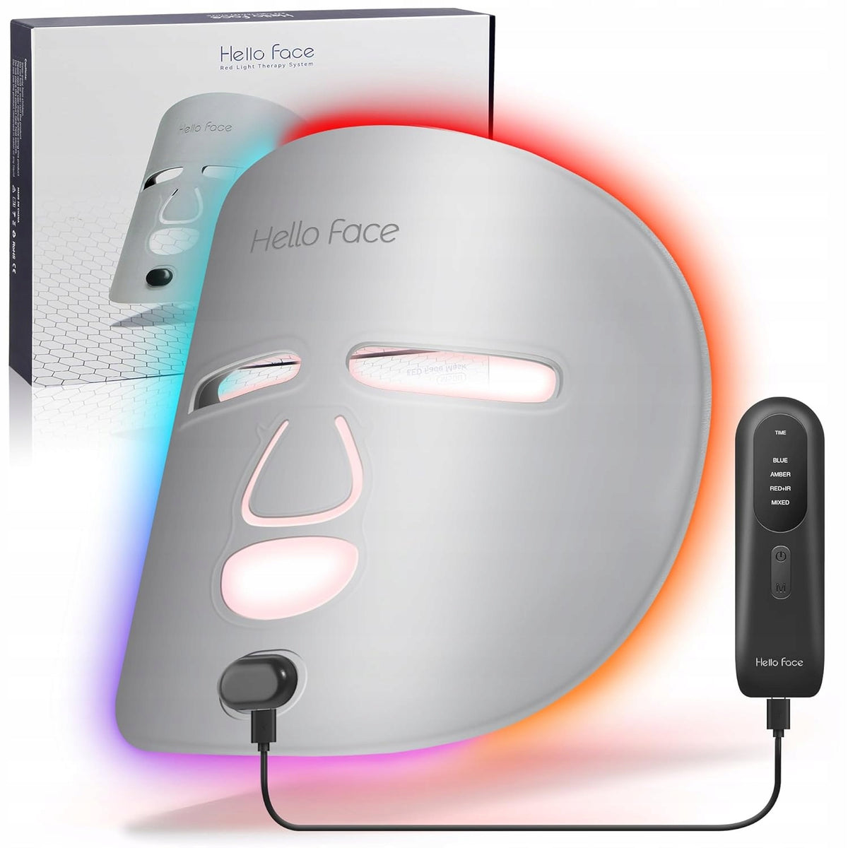 4in1 LED Cosmetic Face Mask Infrared Light Photon Therapy