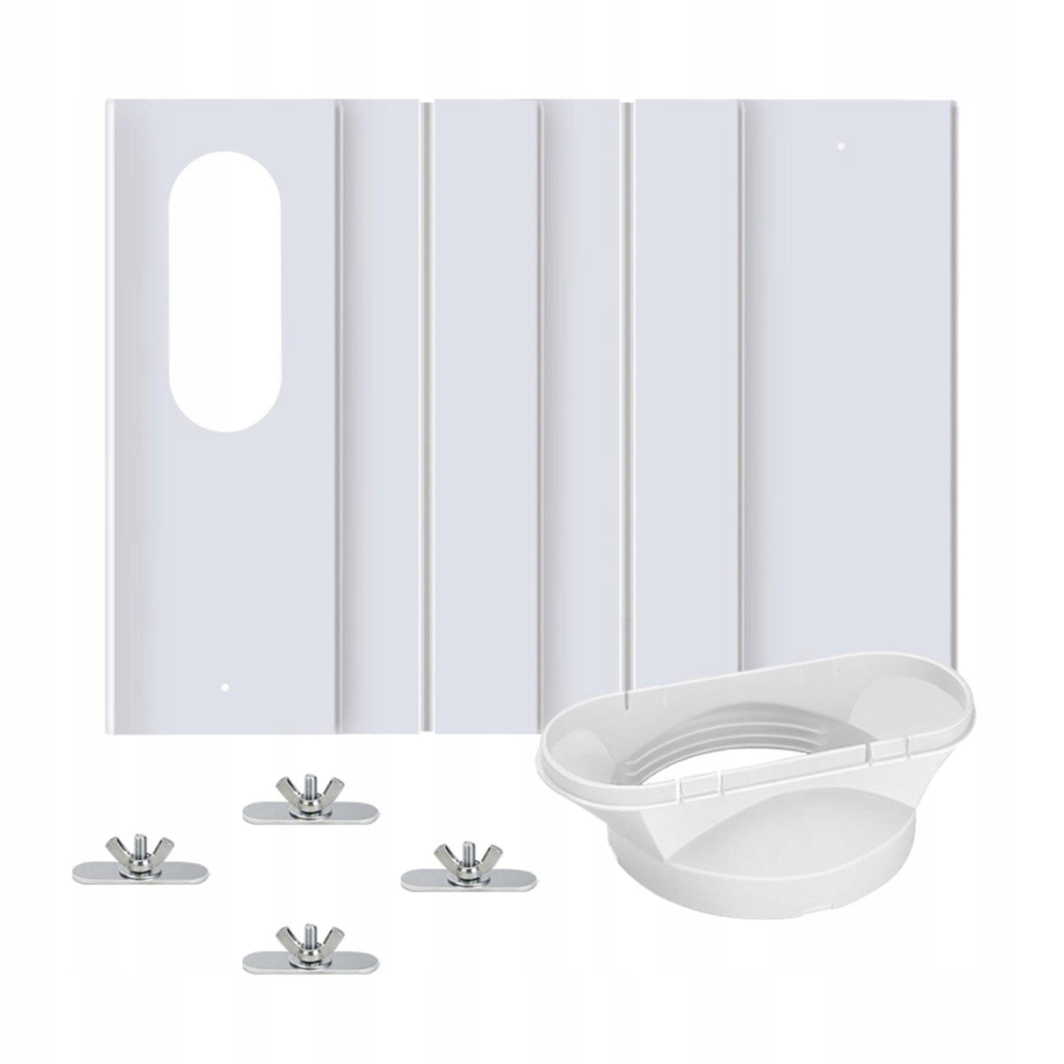 4pcs/set Portable Air Conditioner Window Kit with Je Connector Panel