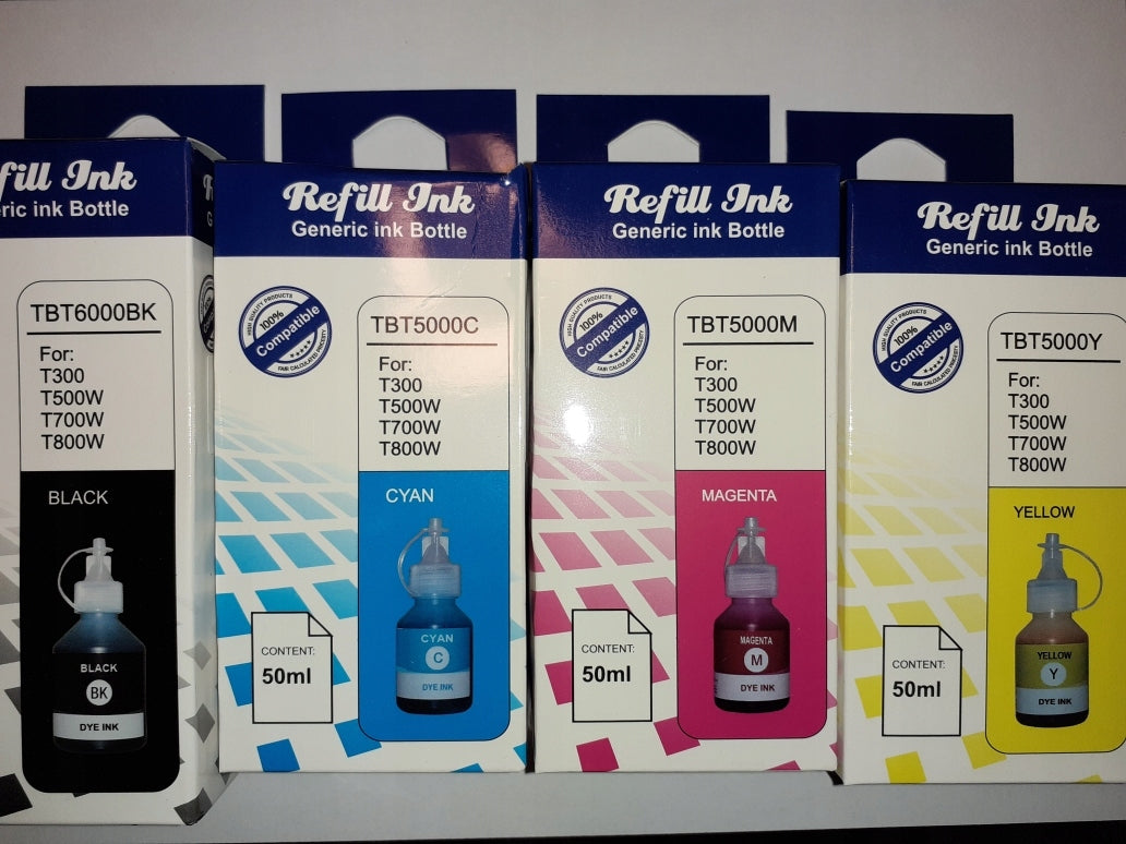 4x BROTHER BT6000 BT5000 DCP-T220 PRINTER INK