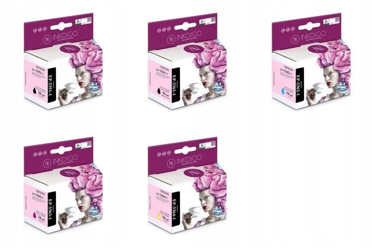 5 Ink INKDIGO for T3351-T3364 XP-630 XP-635 XP-640