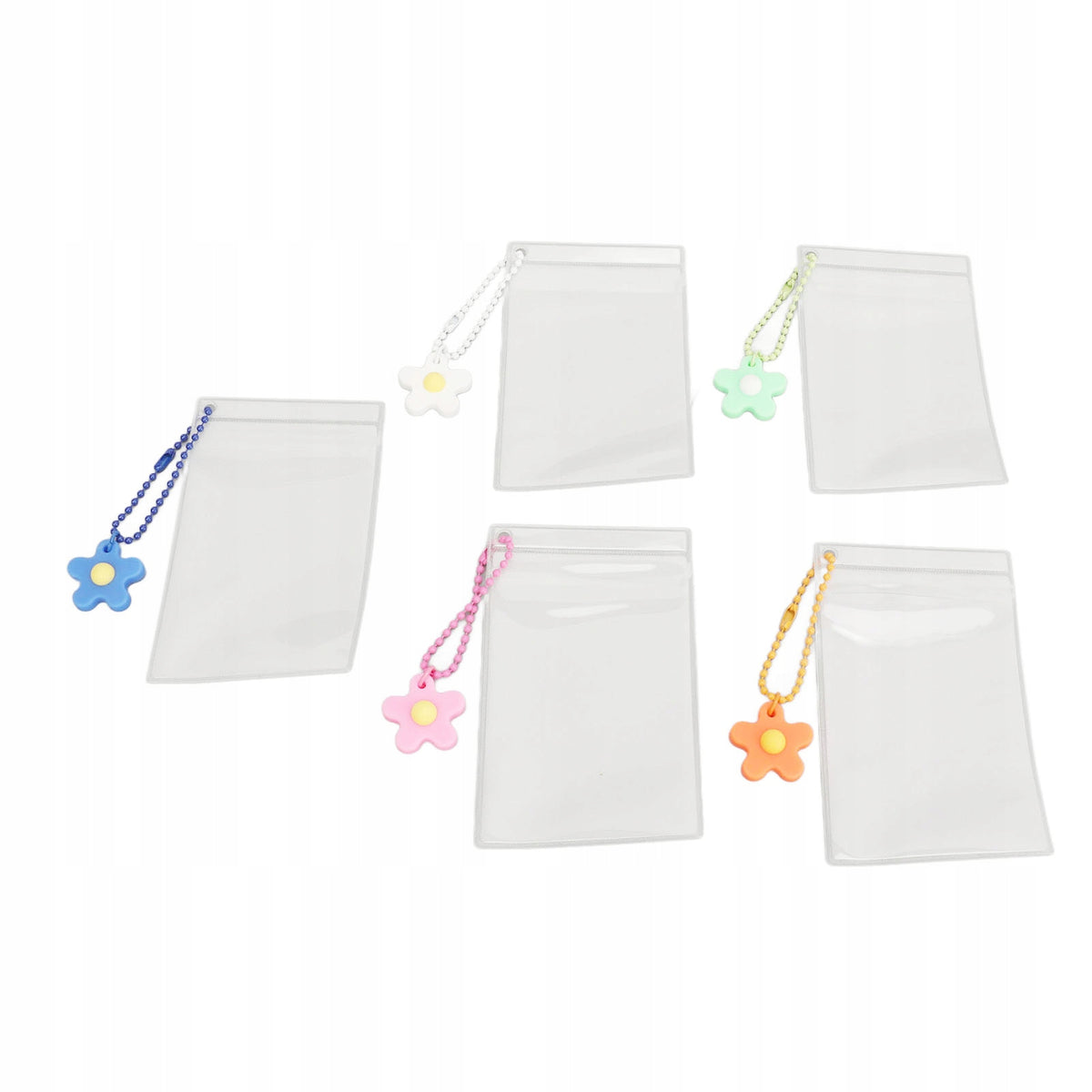 5 Pcs Double Sided Photo Frame Portable 3 Inch Transparent JF Brand no brand