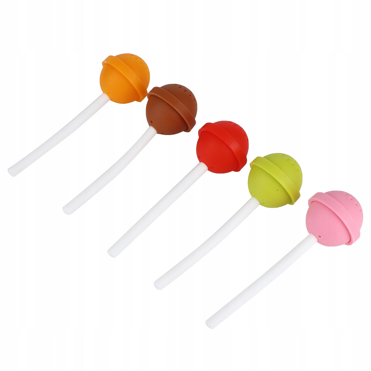 5 Pcs Tea Maker Silicone Tea Strainer with E6 Filter Expiration date not specified