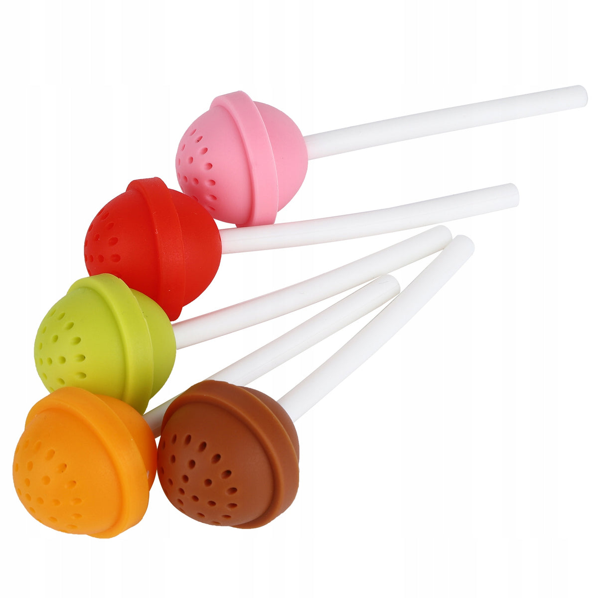 5 Pcs Tea Maker Silicone Tea Strainer with Filter Set for Expiration date not specified
