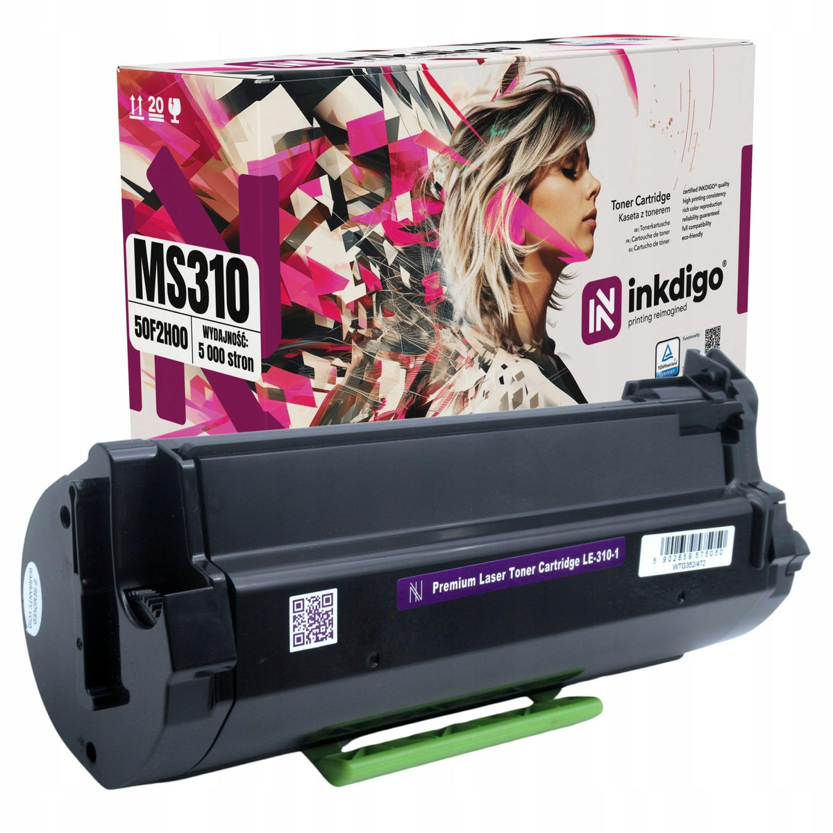50F2H00 to Lexmark MS310, MS410dn, MS415dn MS510dn