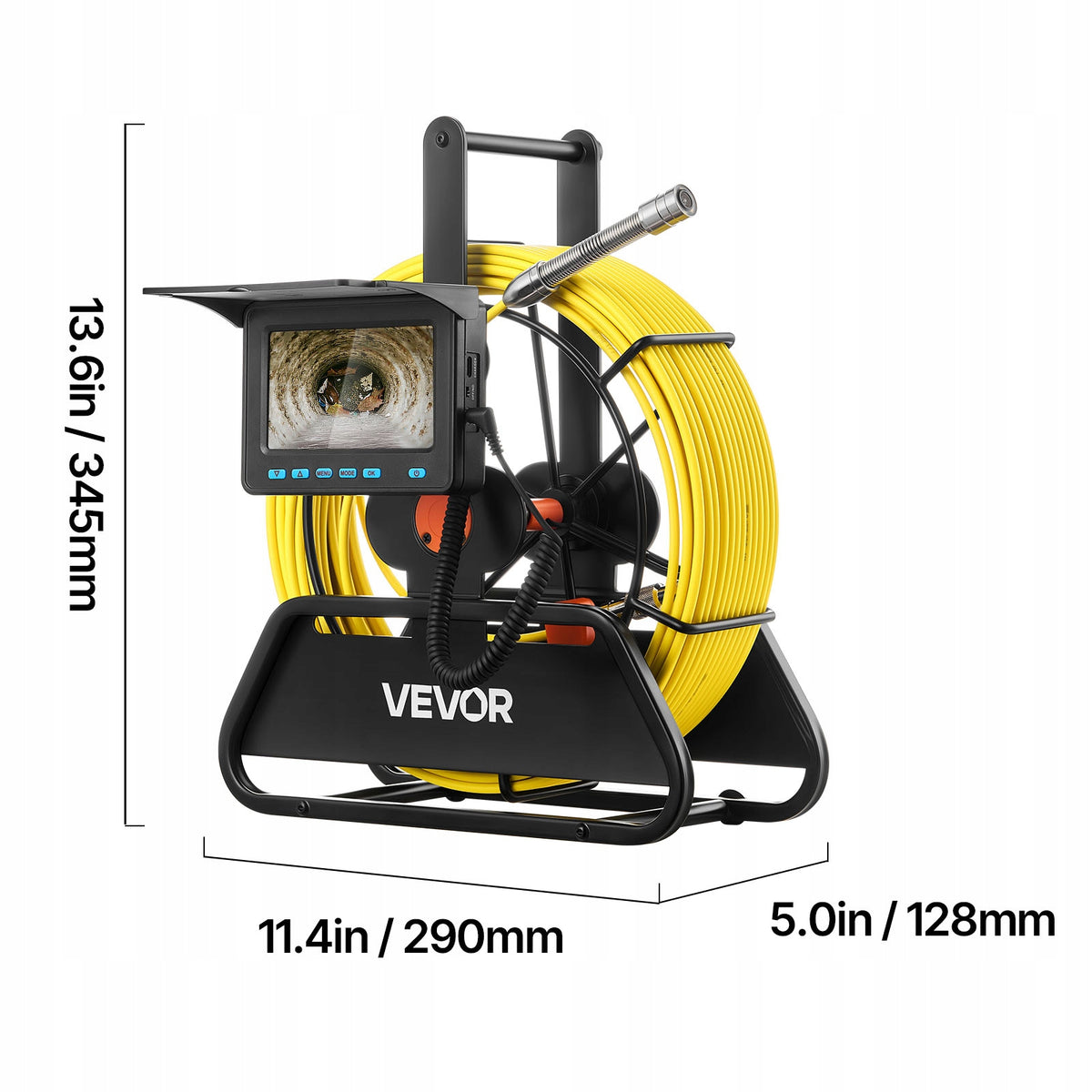 50M Pipe Inspection Camera With 10,9CM Screen And 6 Adjustable LEDs Brand Vevor
