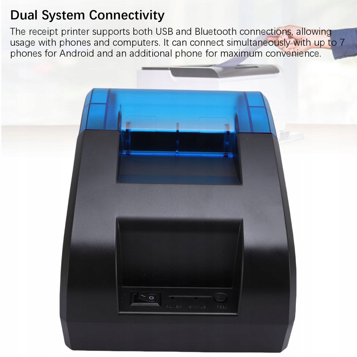 58mm USB Bluetooth ESC Receipt Printer POS Command 5H