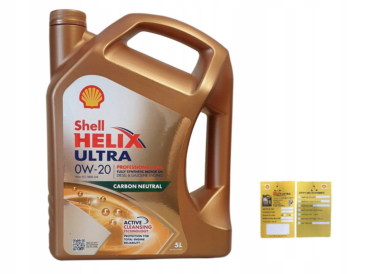 5L SHELL 0w20 HELIX ULTRA Professional AS-L