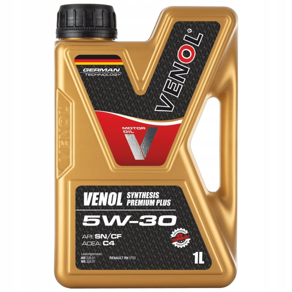 5W30 C4 RENAULT 0720 Engine oil Venol synthesis premium plus 1L