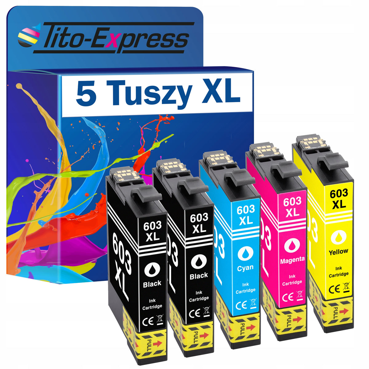 5x 603 XL ink cartridge for EPSON XP-2150 XP-3150 XP-4150