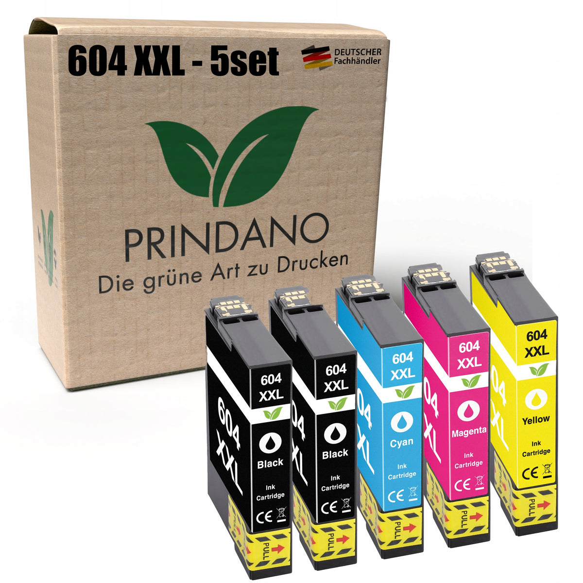 5x 604 XXL ink cartridge for EPSON XP-2200 XP-2205 XP-2150 XP-3200 XP-3205 XP-4205