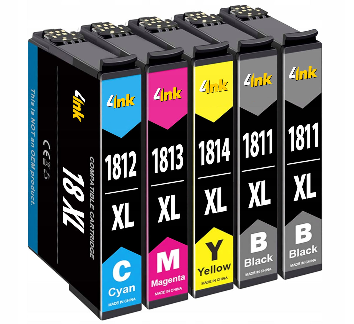 5x EPSON XP202 XP205 XP215 XP305 XP405 XL PRINTER INK