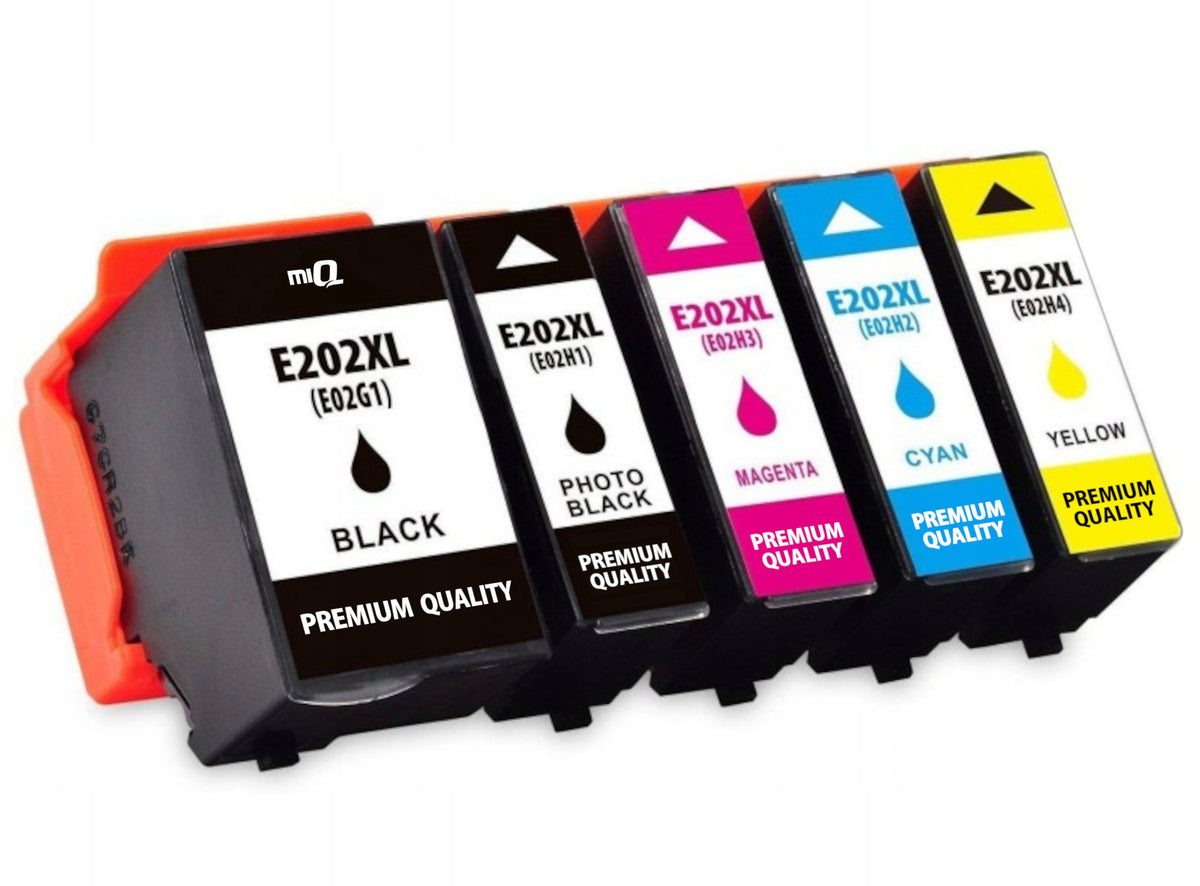 5x INKS 202 XL FOR EPSON XP-6000 XP-6005 XP-6100 XP-6105 PRINTER