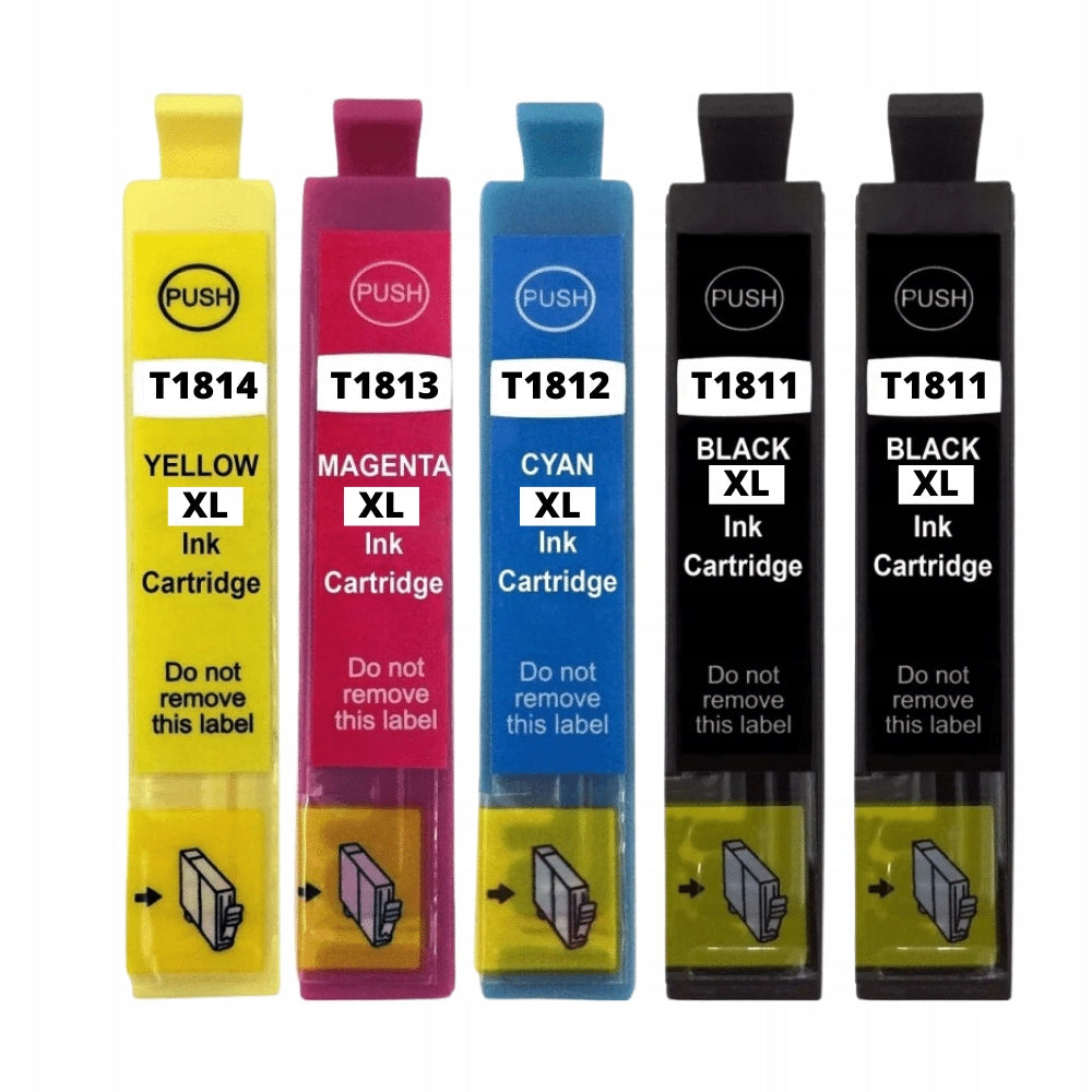 5x NEW 18XL T181 ink cartridge for EPSON Expression Home XP-302 XP-325 XP-412 Manufacturer Multibox