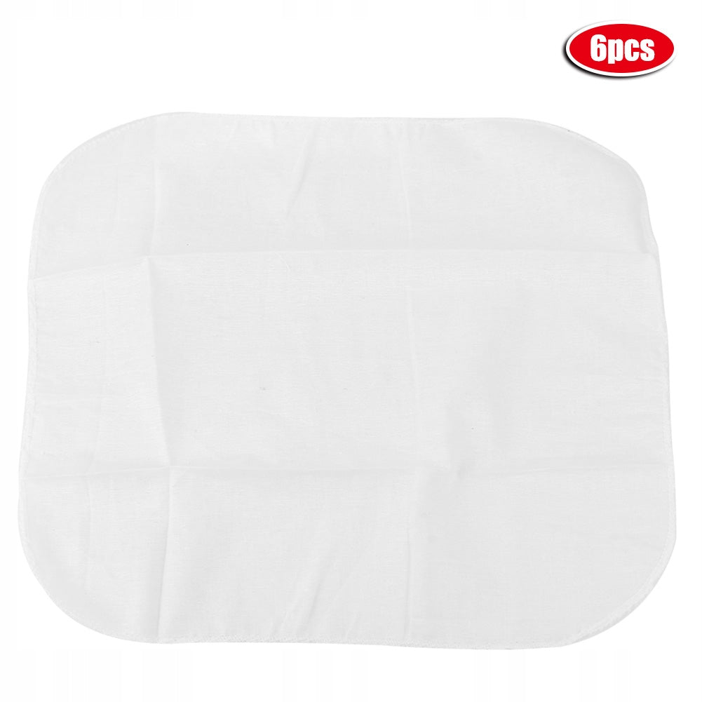 6 Pcs Cotton Steaming Kitchen Cloth Buns F7