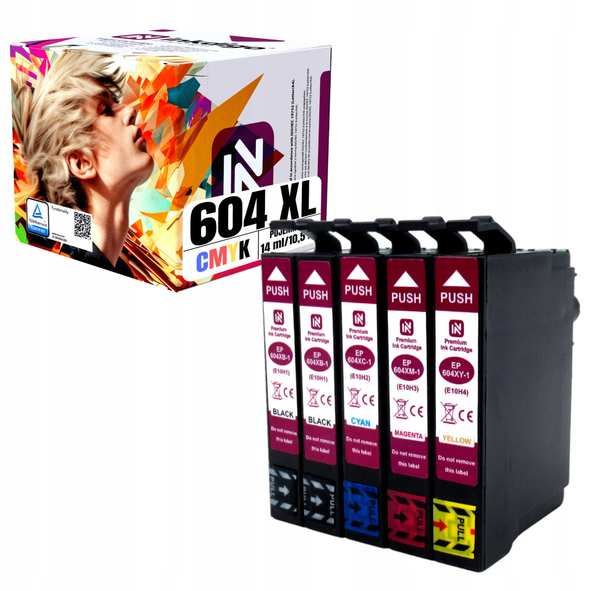 604 XL INK CARTRIDGE FOR EPSON XP-4205 XP-3205 XP-2205 XP-4200 XP3200 XP2200 PRINTER