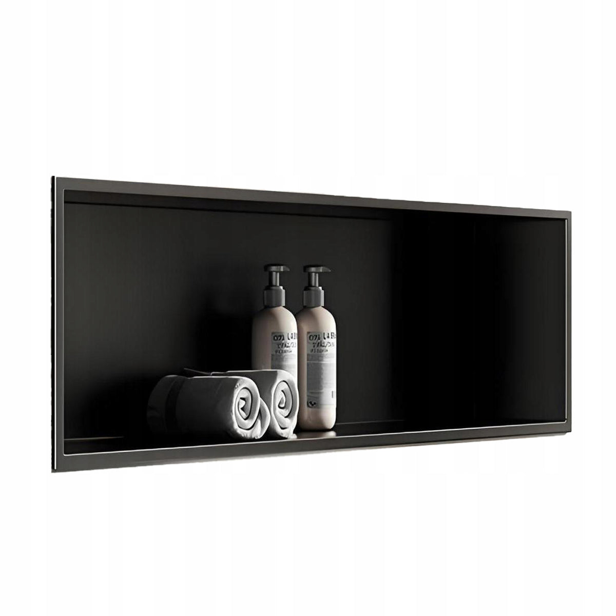 60x30x10 CMP BATHROOM RECESSED FLUSH MOUNT COLLAR BLACK MODERN