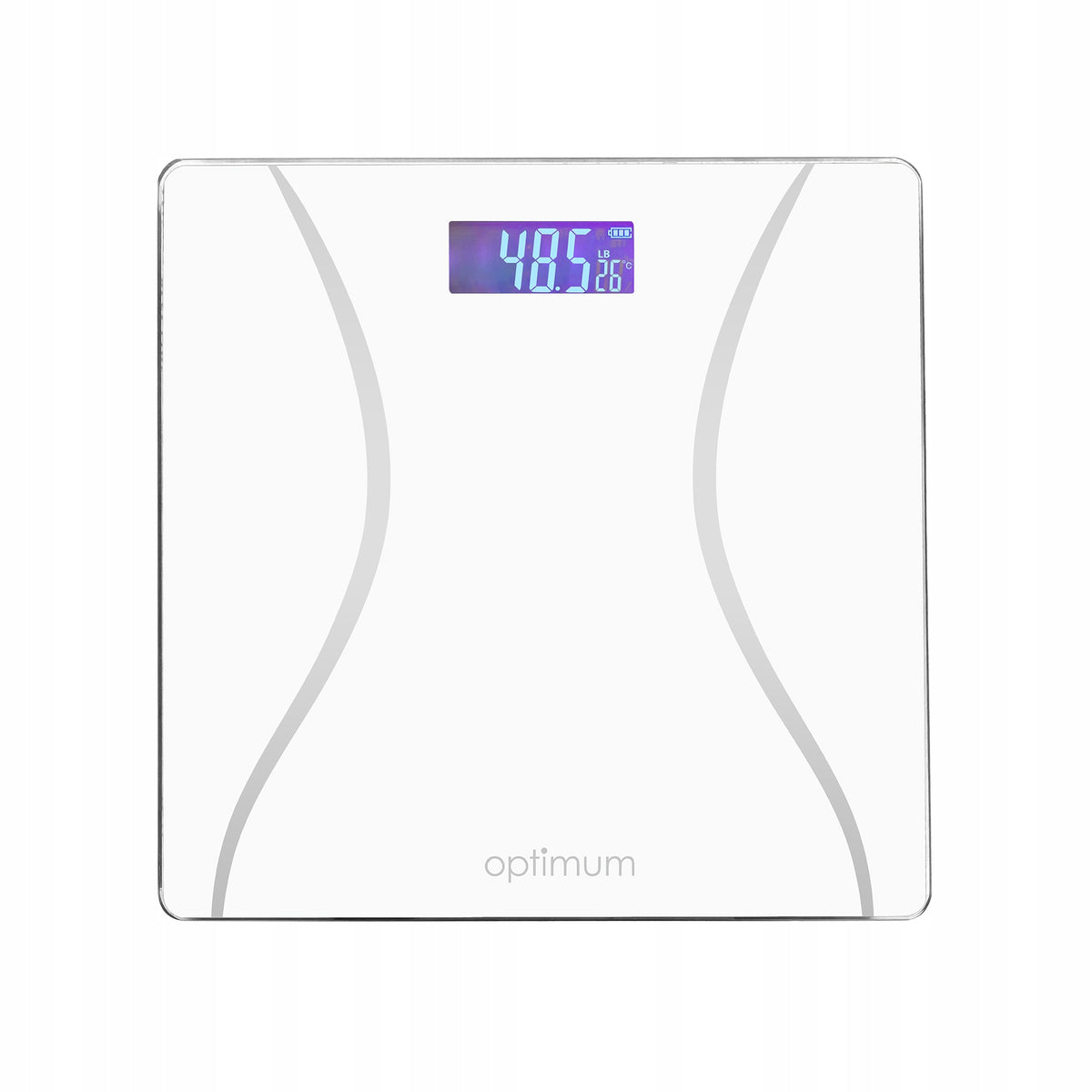 69695 Bathroom scale WG-0167 white OPTIMUM
