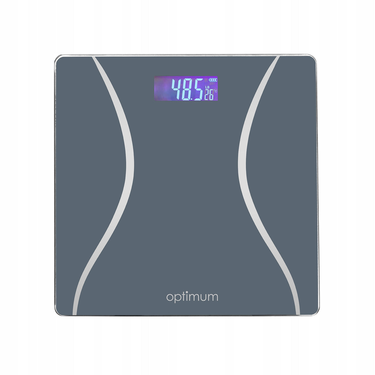 69696 Bathroom scale WG-0168 grey OPTIMUM