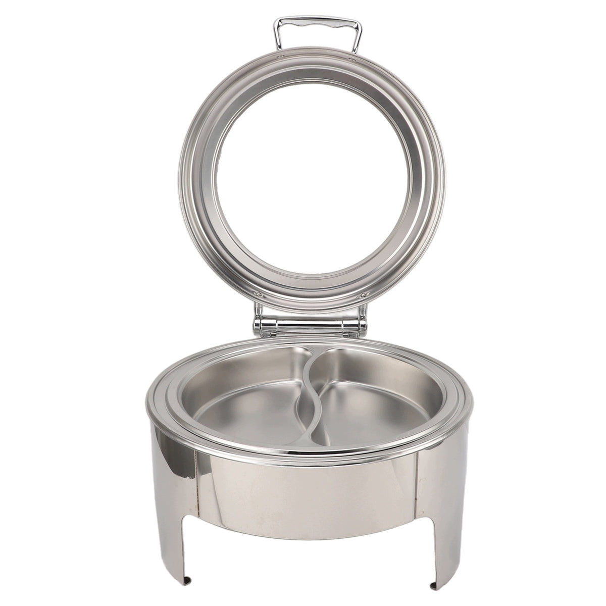 6L Stainless Steel Round Rubbing Dish with Visible BU Brand no brand
