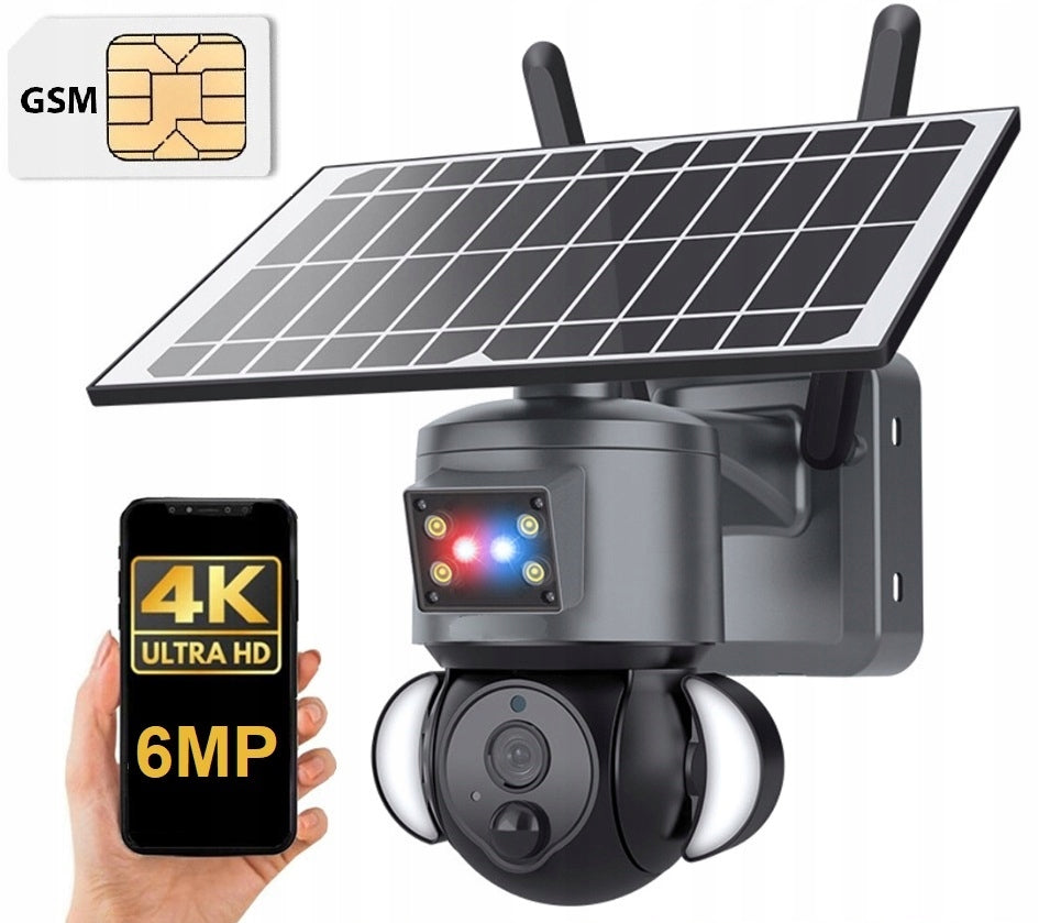 6MP Dual FHD GSM SIM SOLAR 4G Camera PHOTOTRAP IR Phone View
