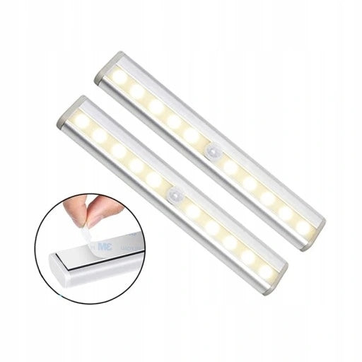 6x Self-Adhesive LED Light with Under Cabinet Battery Motion Sensor Manufacturer code XMYFQ07