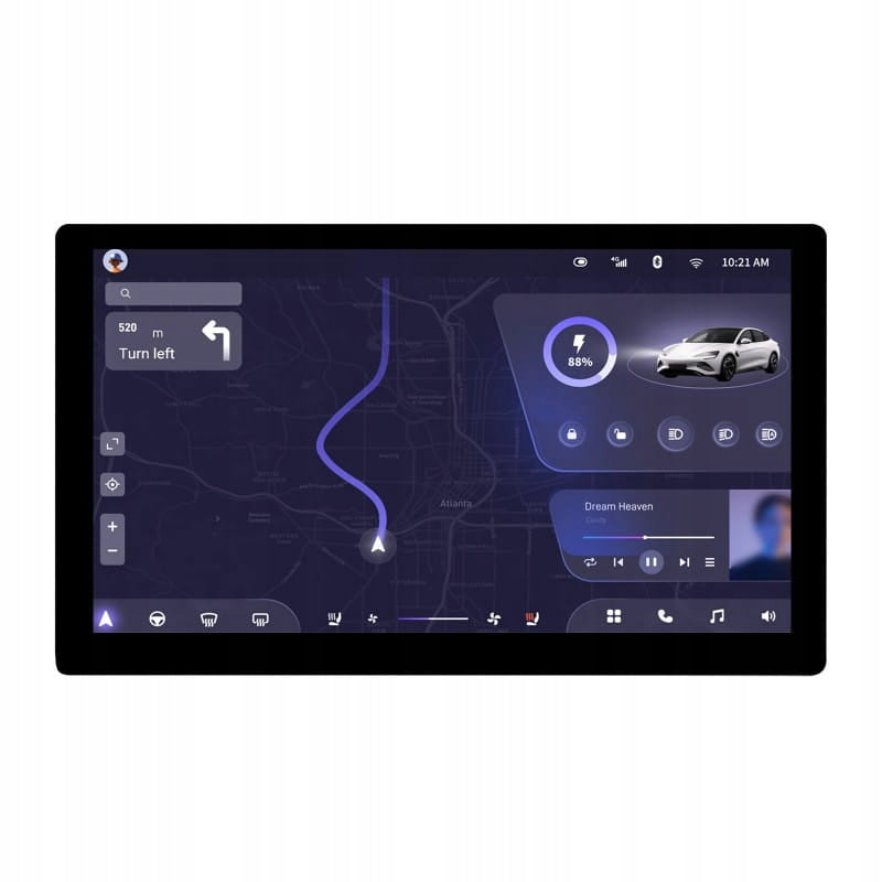 7" 1024 × 600 QLED HDMI Display for Raspberry Pi Capacitive Touch