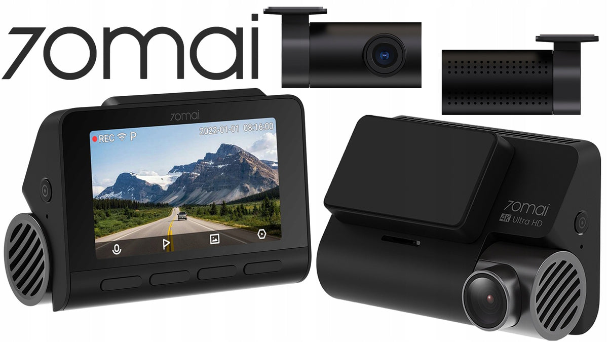 70mai Dash Cam A810 4k HDR Video Recorder+ Rear RC12 Packaging status original