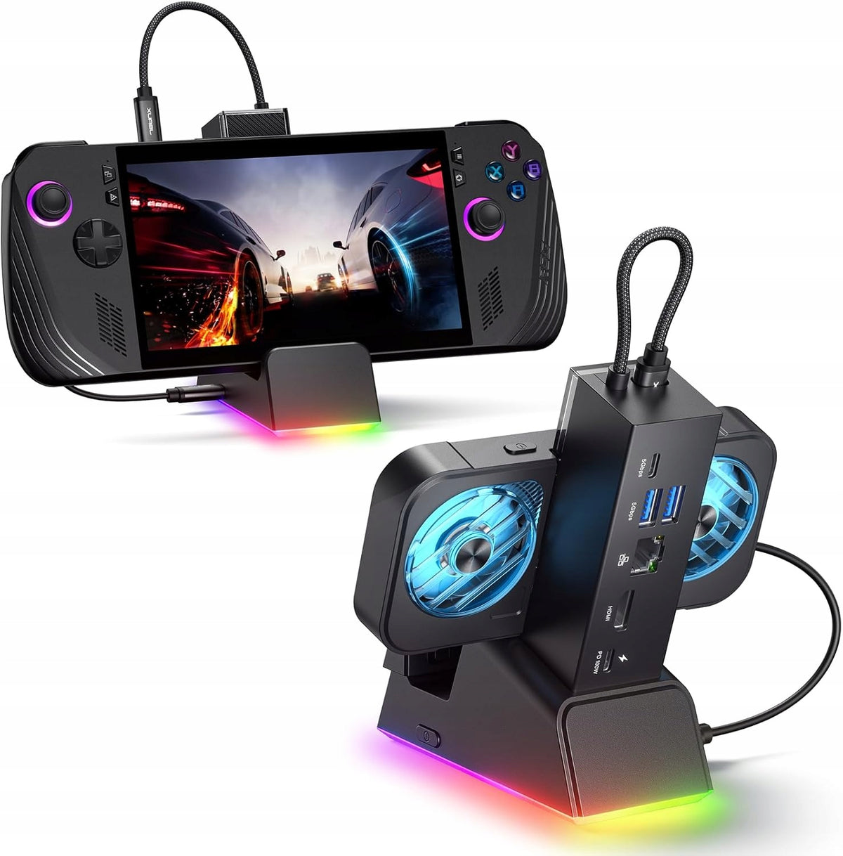 7IN1 DOCKING STATION FOR ROG ALLY X STEAM DECK HDMI 4K 120HZ