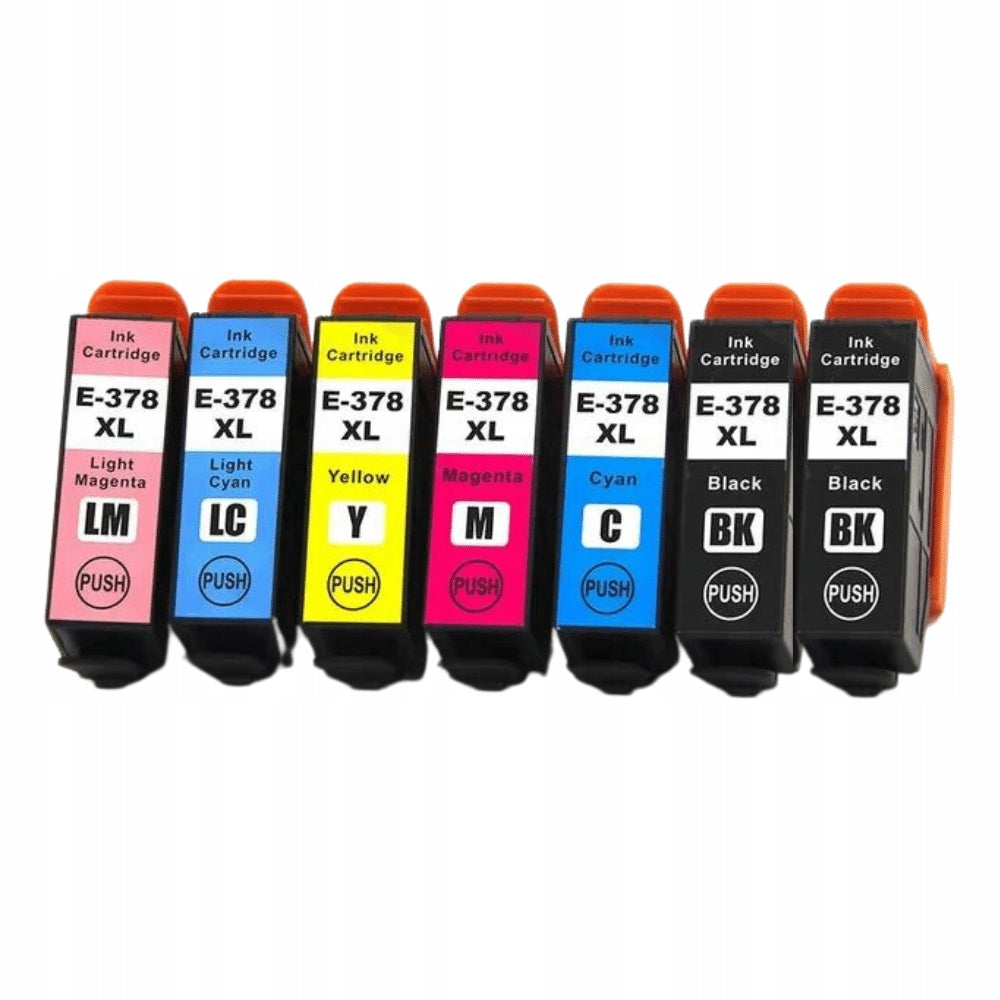 7X NEW 378XL ink cartridge for EPSON Expression Photo XP-8700 XP-8600 XP-8700 XP8000 Packaging status original