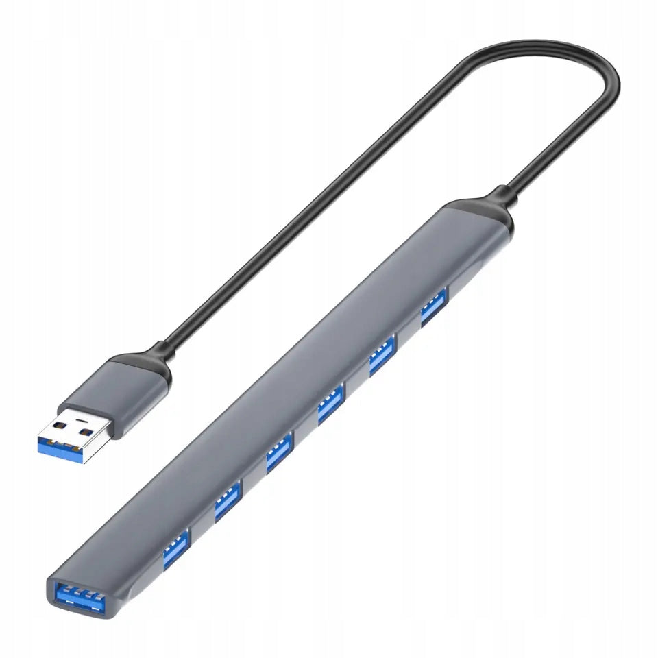 7in1 HUB ADAPTER SPLITTER PLUG 7x USB 3.0 2.0