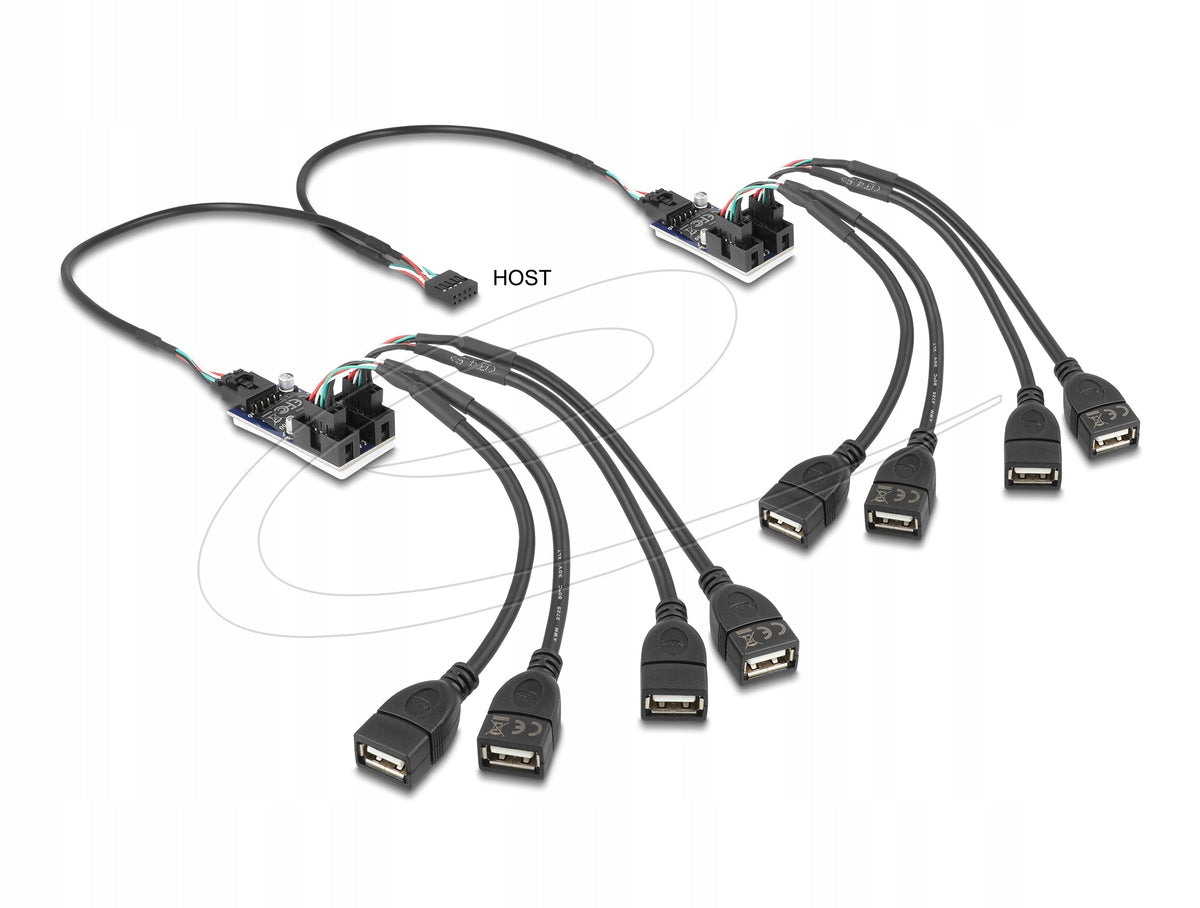 8-port USB 2.0 Delock 61072 hub