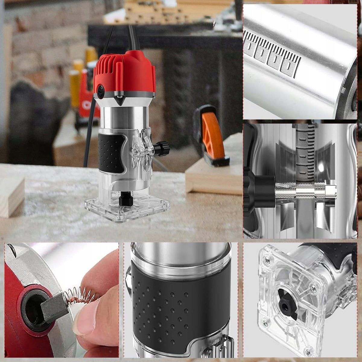 800 W EDGE MILLING MACHINE WITH COPPER MOTOR 30000 RPM Packaging status original